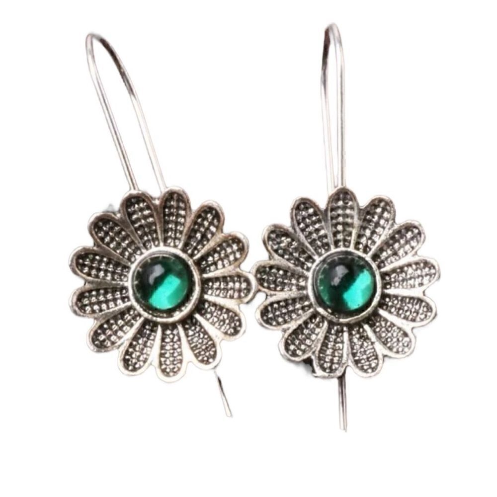 Boho flower earrings #165